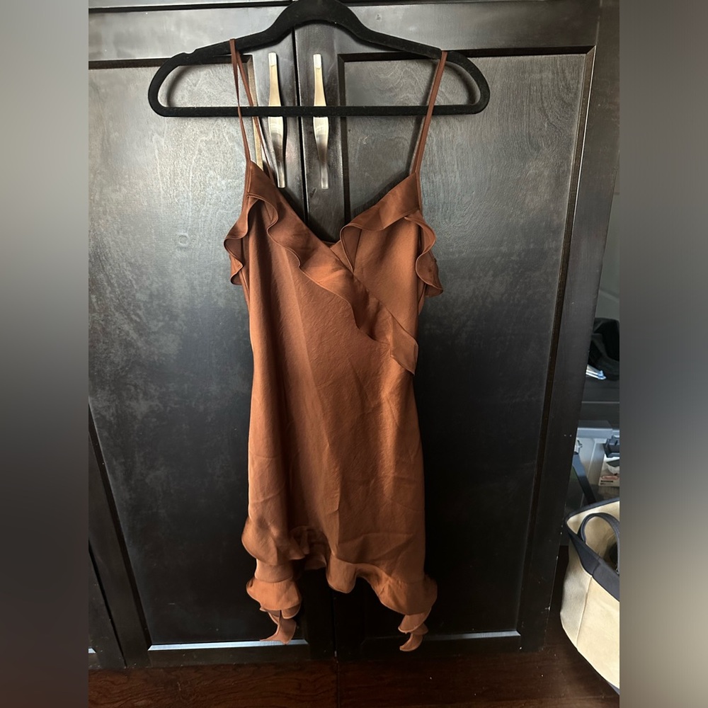 ARITZIA Brown Mini Dress